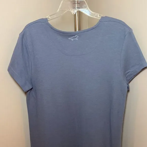 Horny Toad Women's Gray Super Soft Stretchy Short Sleeve Crewneck T-Shirt Dress - Picture 8 of 13